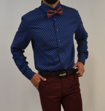 Load image into Gallery viewer, Blue Dotted Shirt