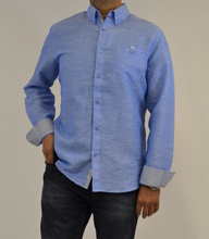 Load image into Gallery viewer, Light Blue Lenin Shirt