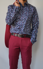 Load image into Gallery viewer, Floral Patterned Dress Shirt