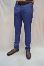 Load image into Gallery viewer, Light Blue Striped Pants