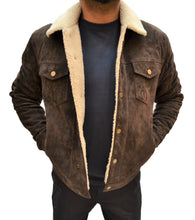Load image into Gallery viewer, Leather Sherpa Jacket
