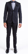 Load image into Gallery viewer, Slim Fit Black Suit - Short
