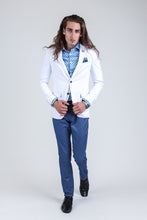 Load image into Gallery viewer, White Slim Blazer