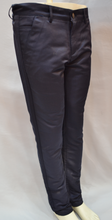 Load image into Gallery viewer, Shiny Navy Blue Casual Pants
