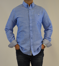 Load image into Gallery viewer, Light Blue Lenin Shirt